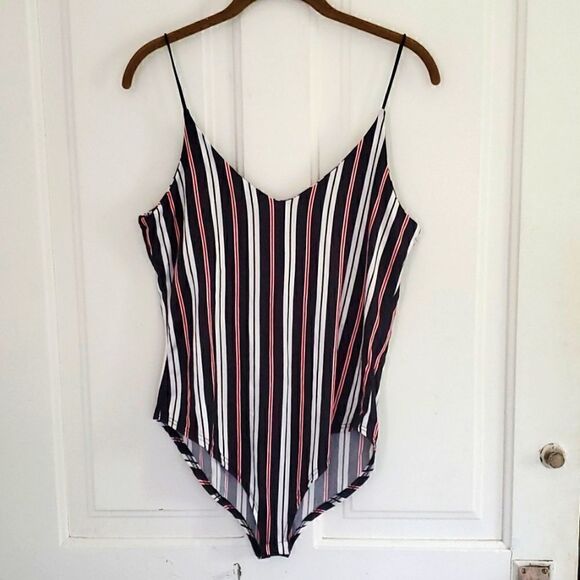 Striped Bodysuit  - Picture 1 of 7